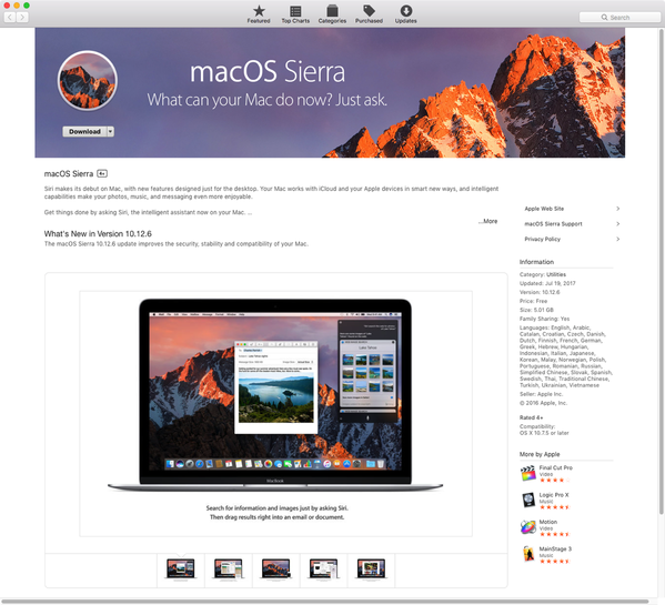 Sierra Download Mac App Store